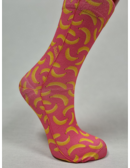 CALCETINES DIVERTIDOS DE MUJER DIBUJO PLÁTANO DE CANARIAS