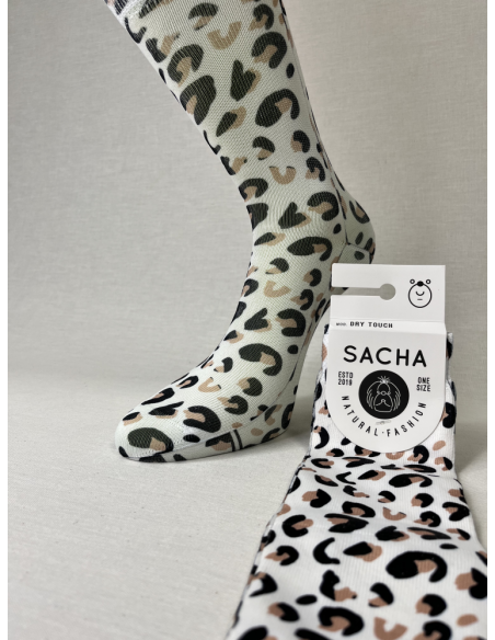 CALCETIN IDEAL DE MUJER WILD LEOPARD