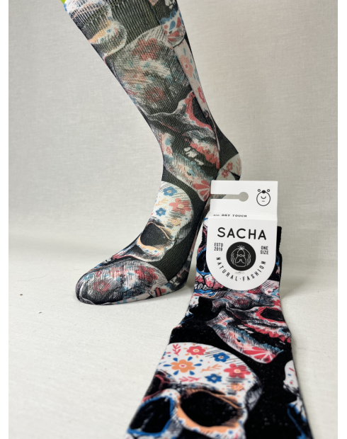 CALCETINES MOLONES DE MUJER CARAVERAS...