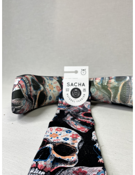 CALCETINES MOLONES DE MUJER CARAVERAS CON FLORES