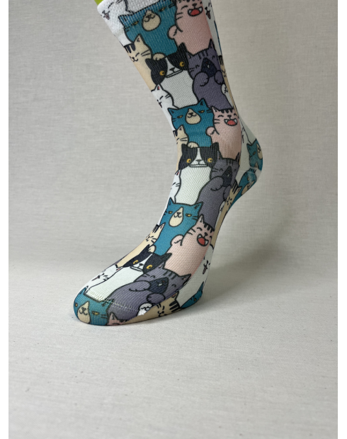 CALCETIN ATREVIDO DE MUJER GATOS...