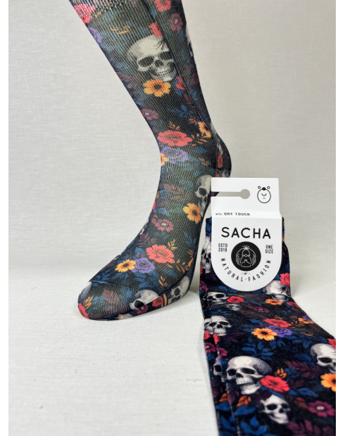 CALCETIN INFORMAL DE MUJER CALAVERAS...
