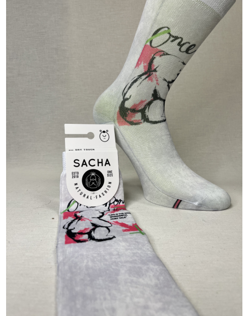 CALCETIN ANIMADO DE MUJER OSITO ERA...