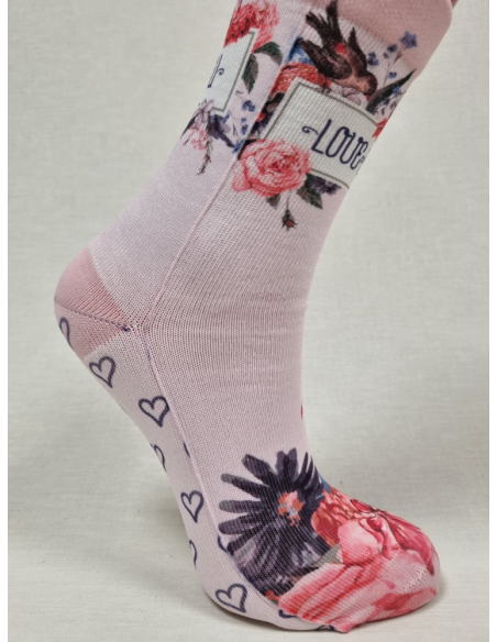 CALCETINES ROMÁNTICOS DE MUJER I LOVE YOU
