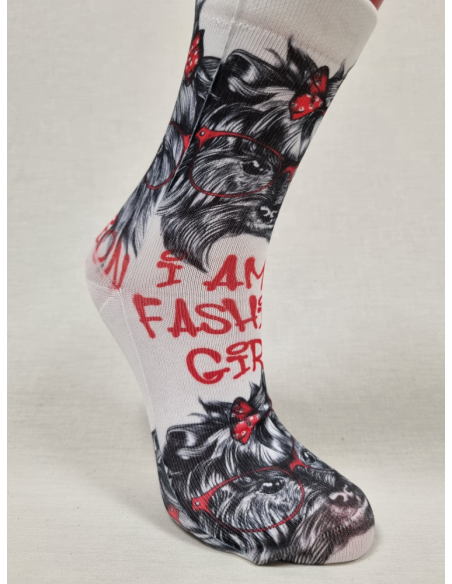 CALCETINES DIVERTIDOS DE MUJER DE YORKSHIRE CON GAFAS