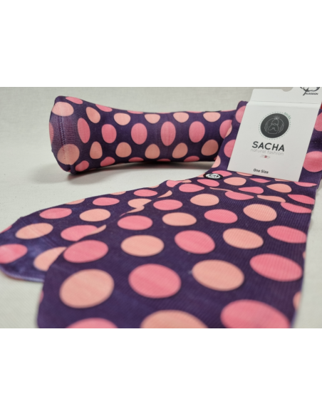 CALCETINES MOLONES DE MUJER CON ALEGRES TOPOS