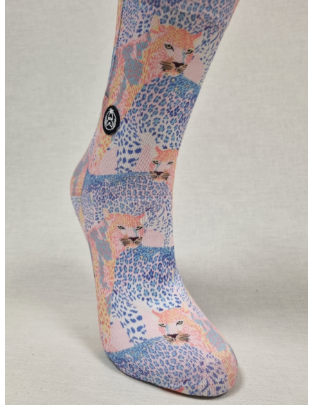 CALCETINES INFORMALES DE MUJER CON LEOPARDOS