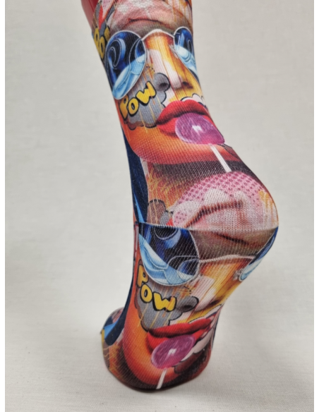 CALCETINES UNICOS DE MUJER DISEÑO POP