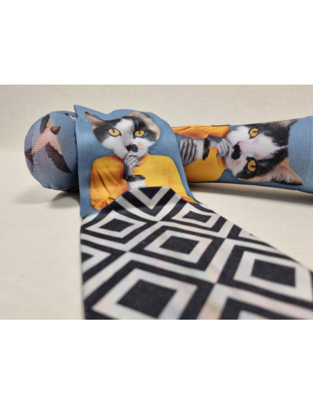 CALCETINES DISEÑO UNICO DE MUJER GATO