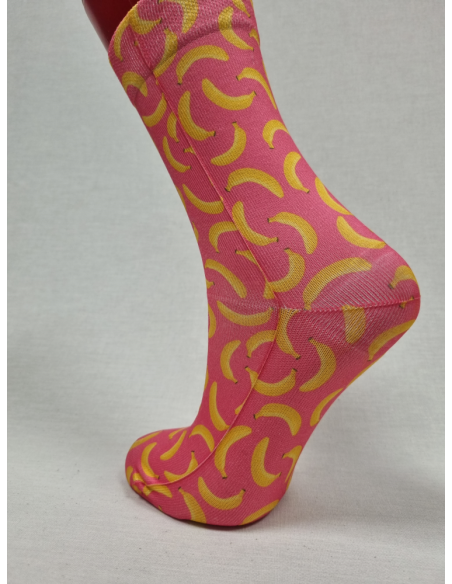 CALCETINES DIVERTIDOS DE MUJER DIBUJO PLÁTANO DE CANARIAS
