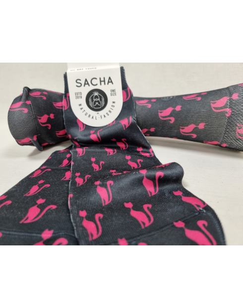 CALCETINES DE MUJER DIVERTIDOS CON GATOS