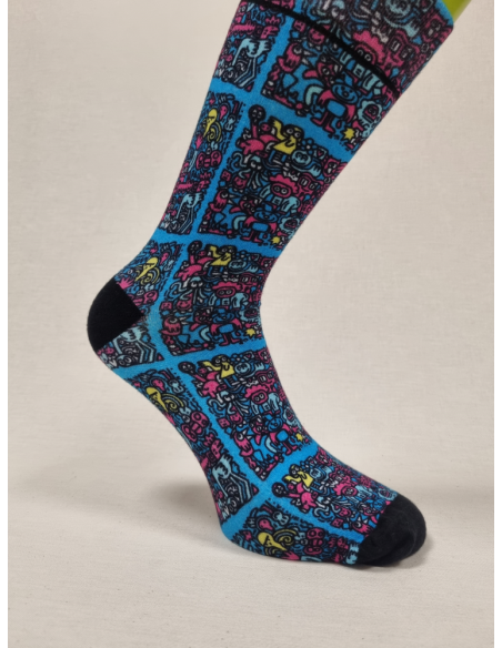 CALCETINES MOLONES DE HOMBRE EN BAMBU ETNICOS