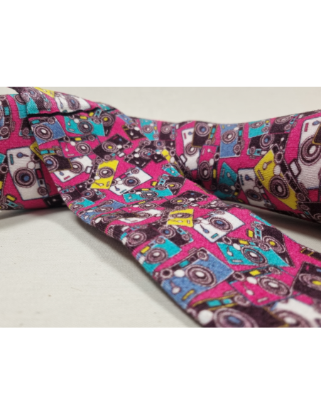 CALCETINES SIMPATICOS DE HOMBRE EN BAMBU CON MAQUINAS DE FOTOS