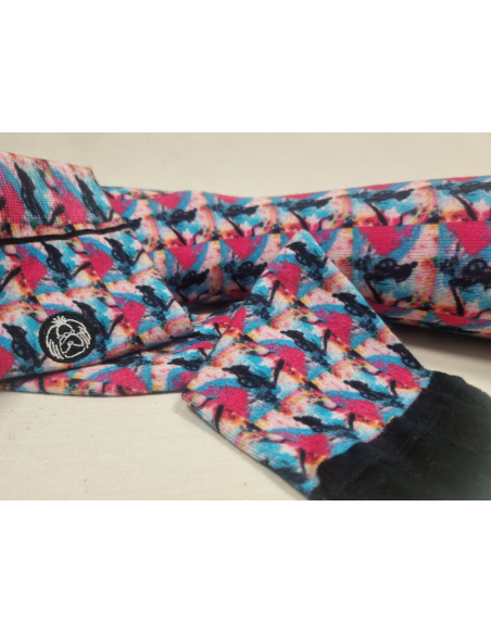 CALCETINES ORIGINALES DE HOMBRE DE BAMBU DISEÑO EL SOPLAO