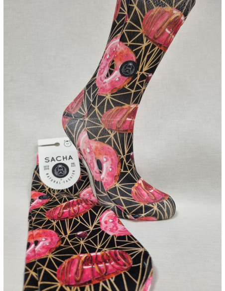 CALCETINES ORIGINALES DE MUJER CON DONUTS