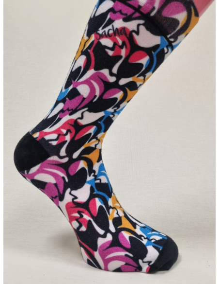 CALCETINES MOLONES DE HOMBRE EN BAMBU GRAFFITIS