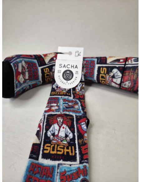 CALCETINES MOLONES DE HOMBRE BAMBU CON SUSHI.