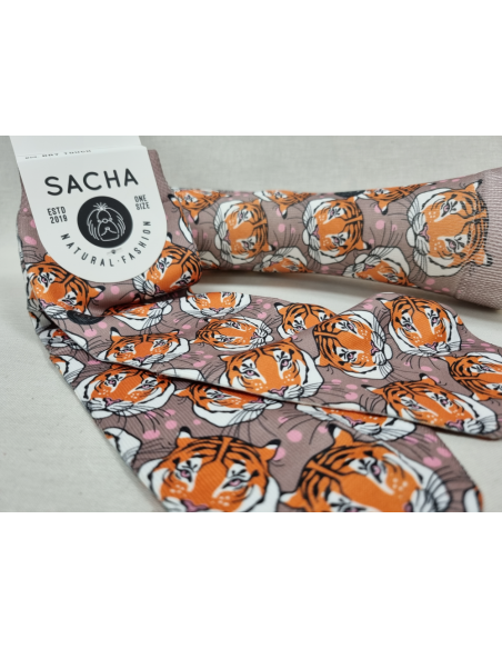 CALCETINES MOLONES DE MUJER TIGRE