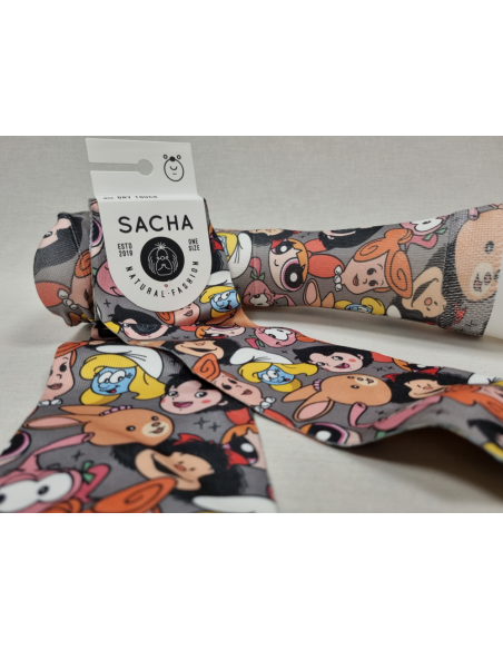 CALCETINES MOLONES DE MUJER CON ORIGINAL DISEÑO CÓMIC