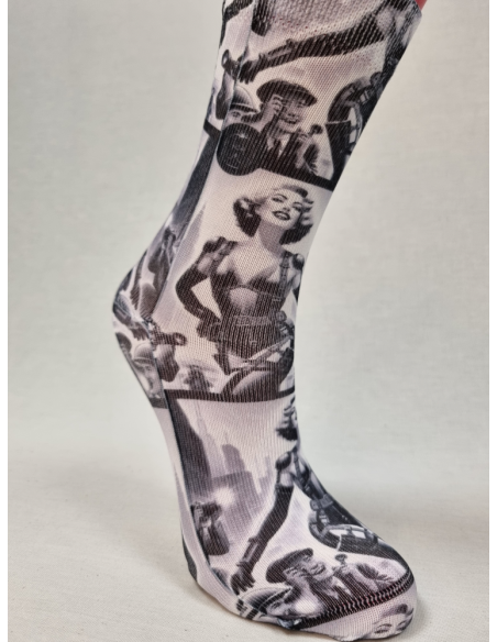 CALCETINES PREMIUM DE MUJER DISEÑO MARILYN