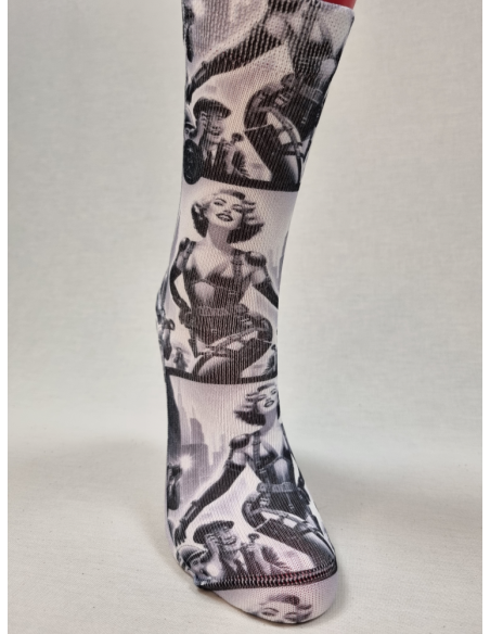 CALCETINES PREMIUM DE MUJER DISEÑO MARILYN