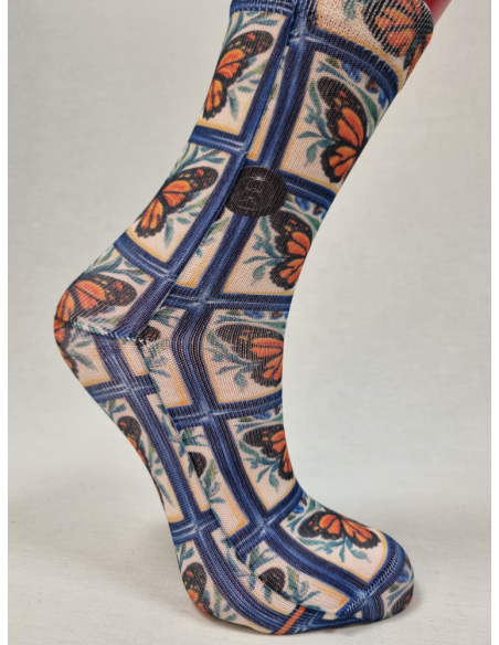 CALCETINES ATREVIDOS DE MUJER CON MARIPOSAS