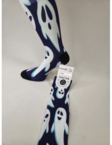 CALCETINES ORIGINALES DE HOMBRE EN BAMBU CON FANTASMAS AMIGABLES