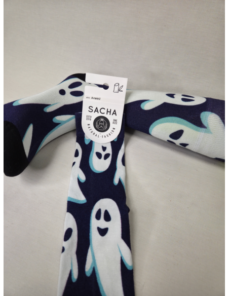 CALCETINES ORIGINALES DE HOMBRE EN BAMBU CON FANTASMAS AMIGABLES