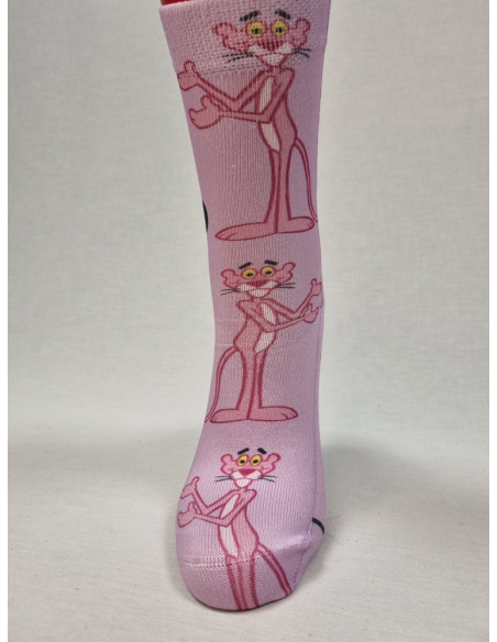 CALCETINES GRACIOSOS DE MUJER PANTERA ROSA