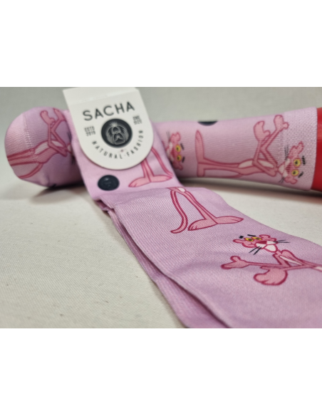 CALCETINES GRACIOSOS DE MUJER PANTERA ROSA