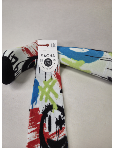 CALCETINES ATREVIDOS DE HOMBRE EN BAMBU CON URBAN AND COOL ART.