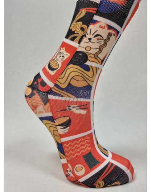 CALCETINES DIVERTIDOS DE MUJER CON SUSHI