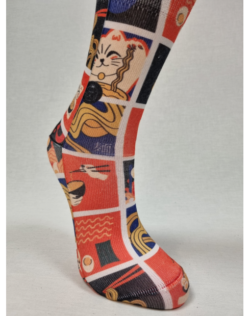 CALCETINES DIVERTIDOS DE MUJER CON SUSHI