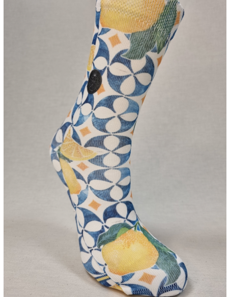CALCETINES ORIGINALES DE MUJER CON LIMONES