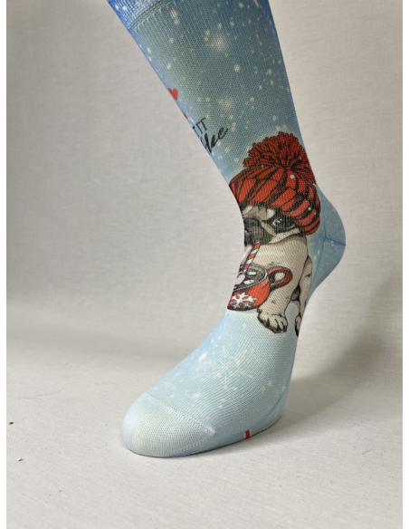 CALCETIN ORIGINAL DE MUJER CARLINO NIEVE