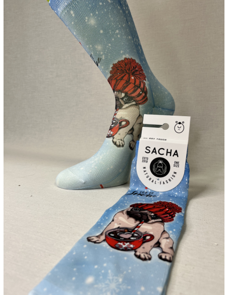 CALCETIN ORIGINAL DE MUJER CARLINO NIEVE