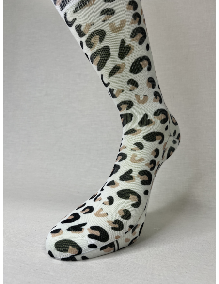 CALCETIN IDEAL DE MUJER WILD LEOPARD