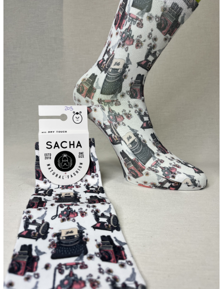 CALCETIN GRACIOSOS DE MUJER VINTAGE WRITER