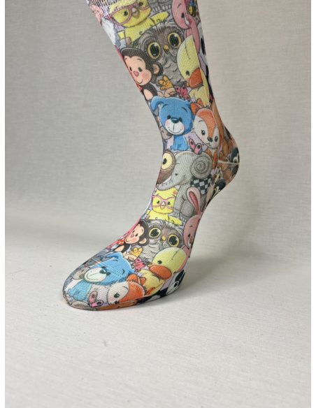 CALCETINES DIVERTIDOS DE MUJER ANIMAL PARTY