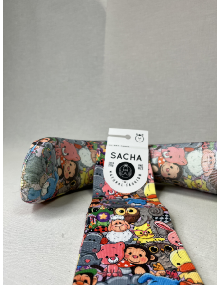 CALCETINES DIVERTIDOS DE MUJER ANIMAL PARTY