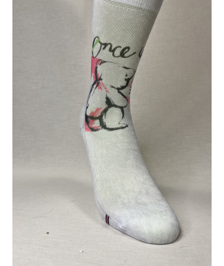 CALCETIN ANIMADO DE MUJER...