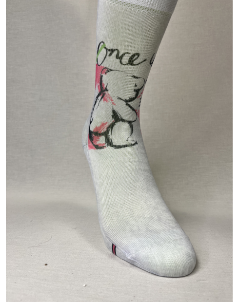 CALCETIN ANIMADO DE MUJER OSITO ERA...