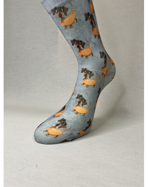 CALCETINES UNICOS DE MUJER CON PERRO...