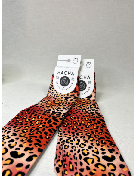 CALCETINES MOLONES DE MUJER CON ANIMAL PRINT