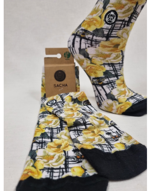 CALCETINES BONITOS DE MUJER BAMBU CON...