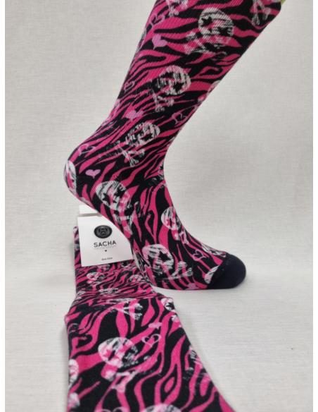 CALCETINES ORIGINALES DE MUEJR CALAVERAS BLANCAS