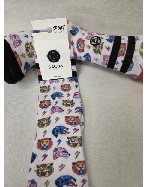 CALCETIN DIFERENTE DE MUJER CON FELINOS