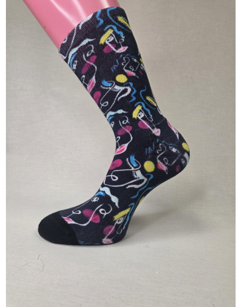 CALCETIN ORIGINAL DE MUJER CON CARAS...