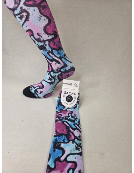 CALCETIN DIVERTIDO DE MUJER CON CAMUFLAJE GALACTICO