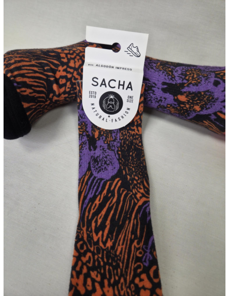 CALCETIN ALGODON IMPRESION 3D MUJER